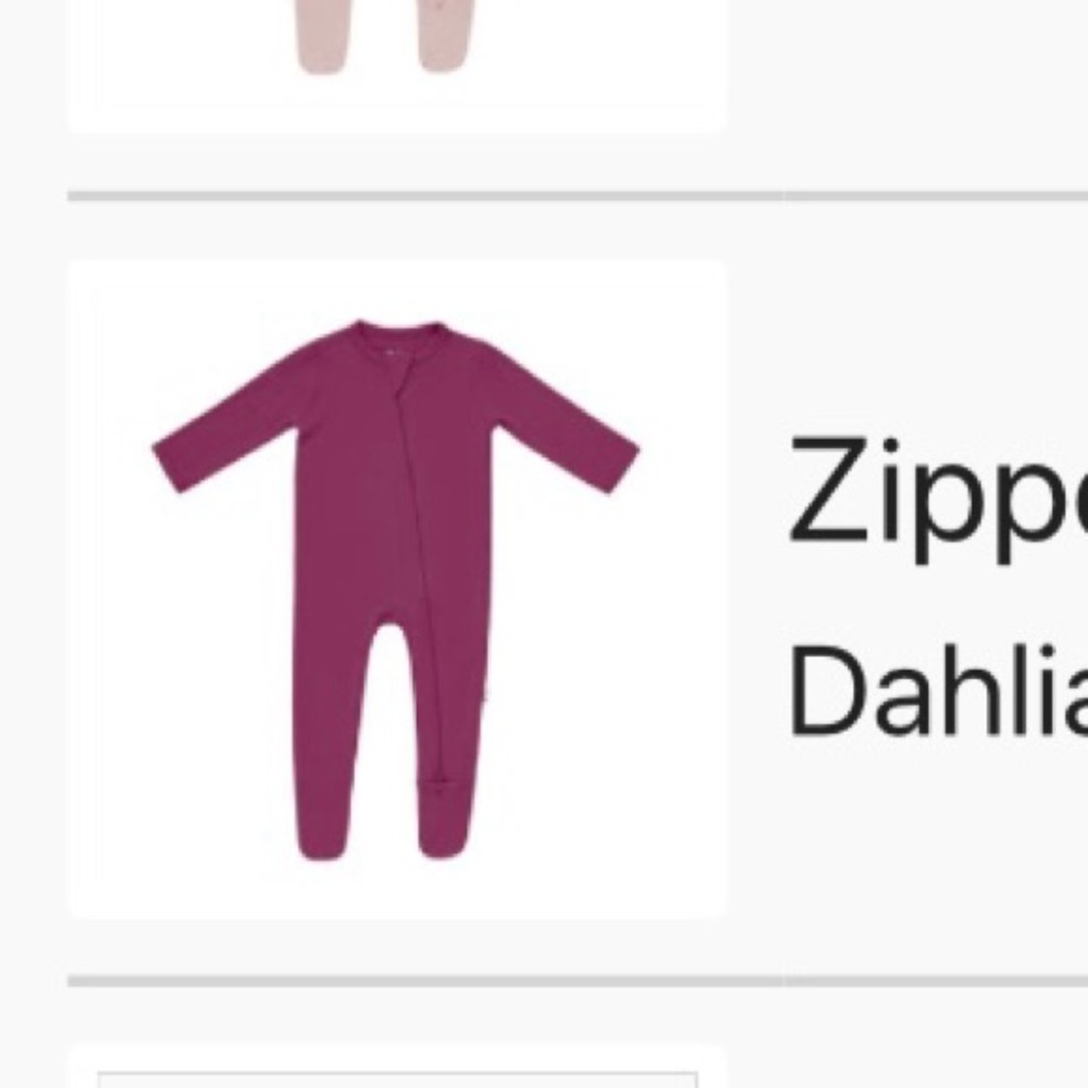 Kyte Baby Zippered Footie